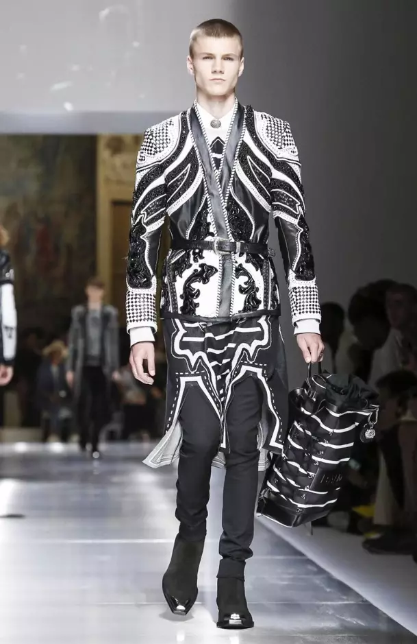 BALMAIN MENSWEAR ฤดูใบไม้ผลิฤดูร้อน 2018 PARIS61