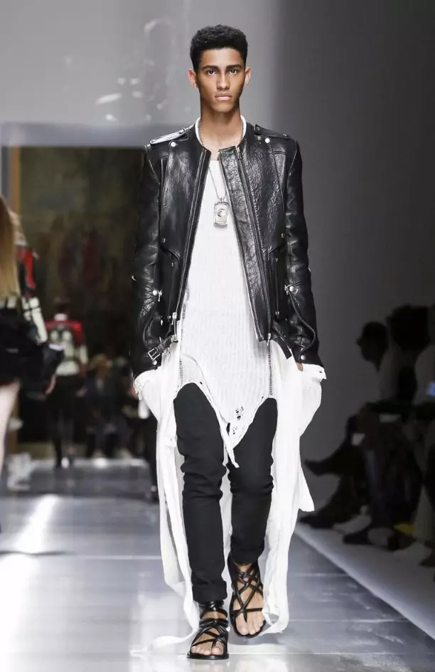 BALMAIN HERRKLÄDER VÅR SOMMAR 2018 PARIS66