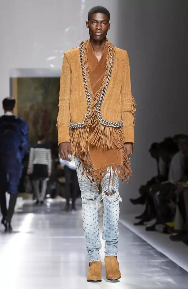 VESHJE PËR BURRA BALMAIN PRANVERË VERË 2018 PARIS80