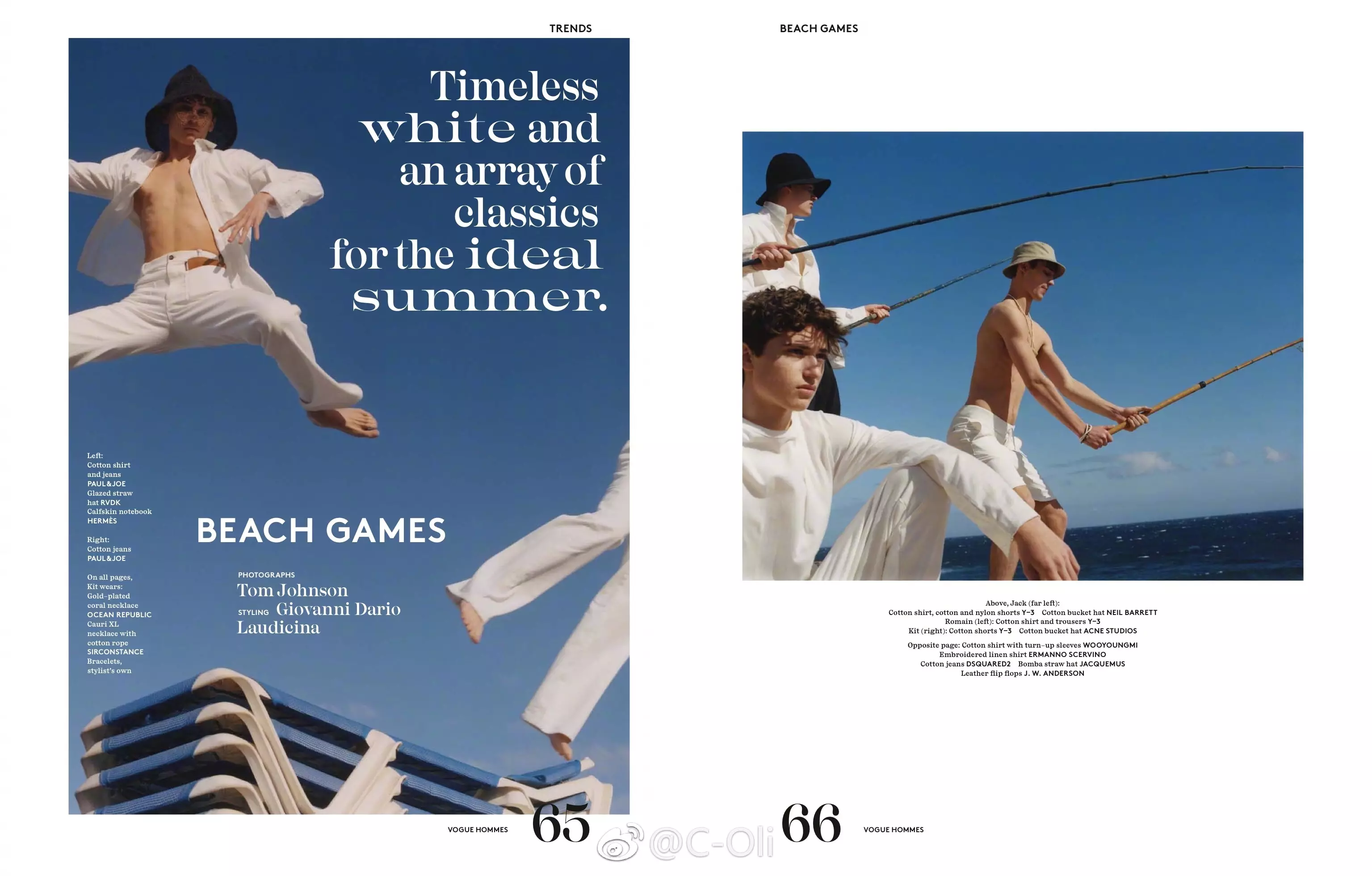 Vogue Hommes S/S 2018 मा देखिए जस्तै 'Beach Games' 5529_1