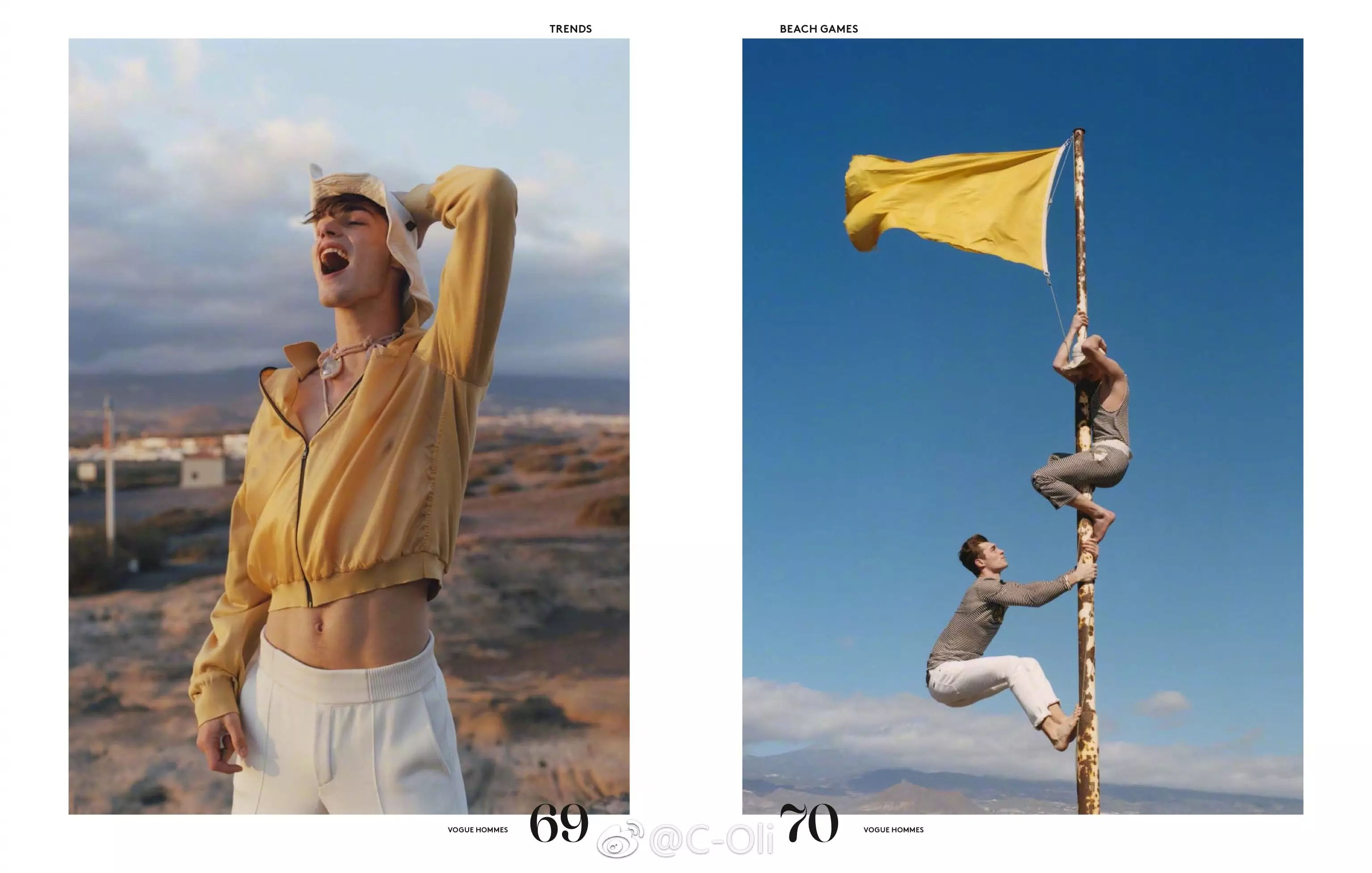 'Beach Games' Vogue Hommes S/S 2018-n ikusi bezala 5529_3