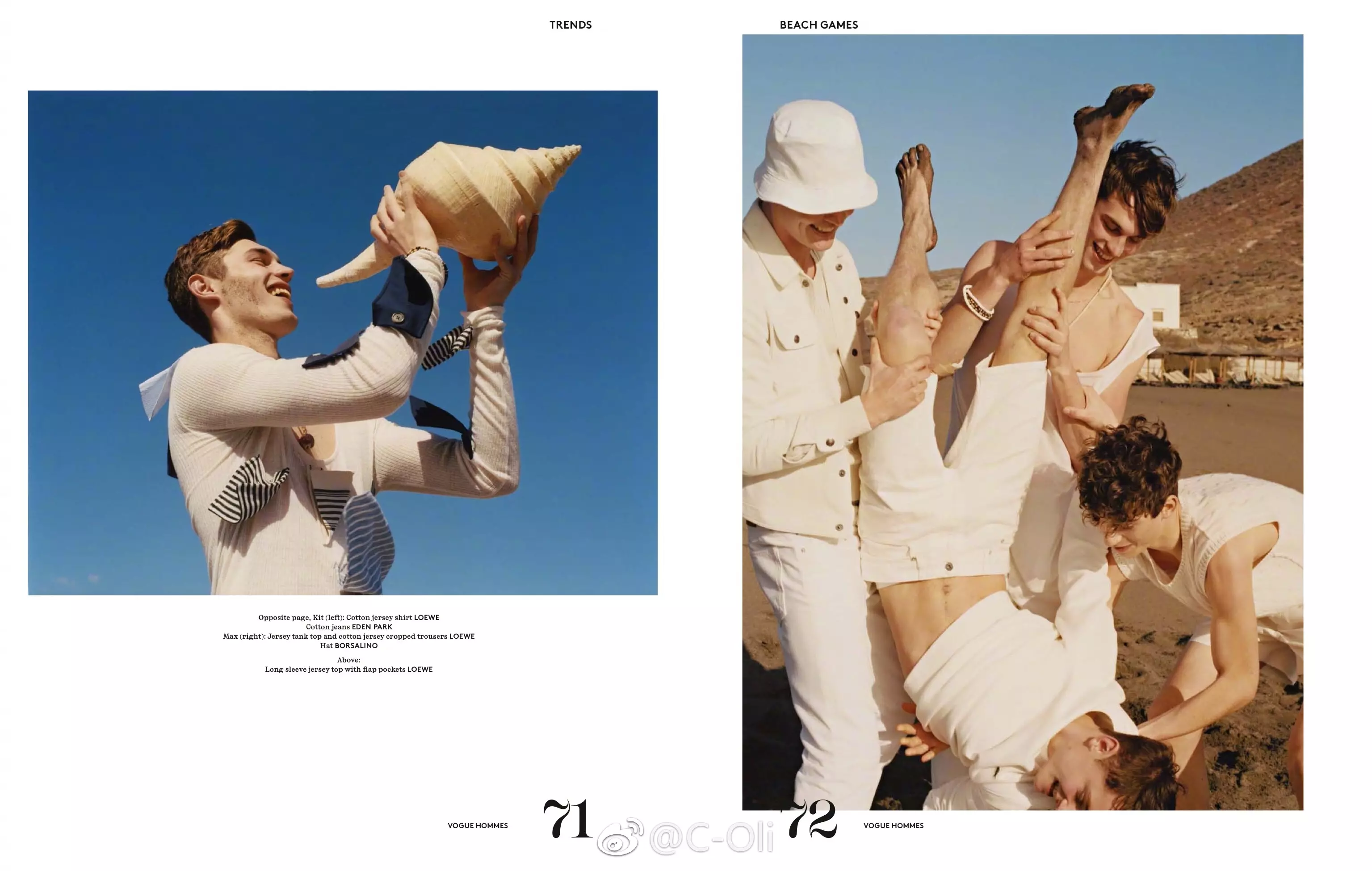 'Beach Games' seperti yang terlihat di Vogue Hommes S/S 2018 5529_4