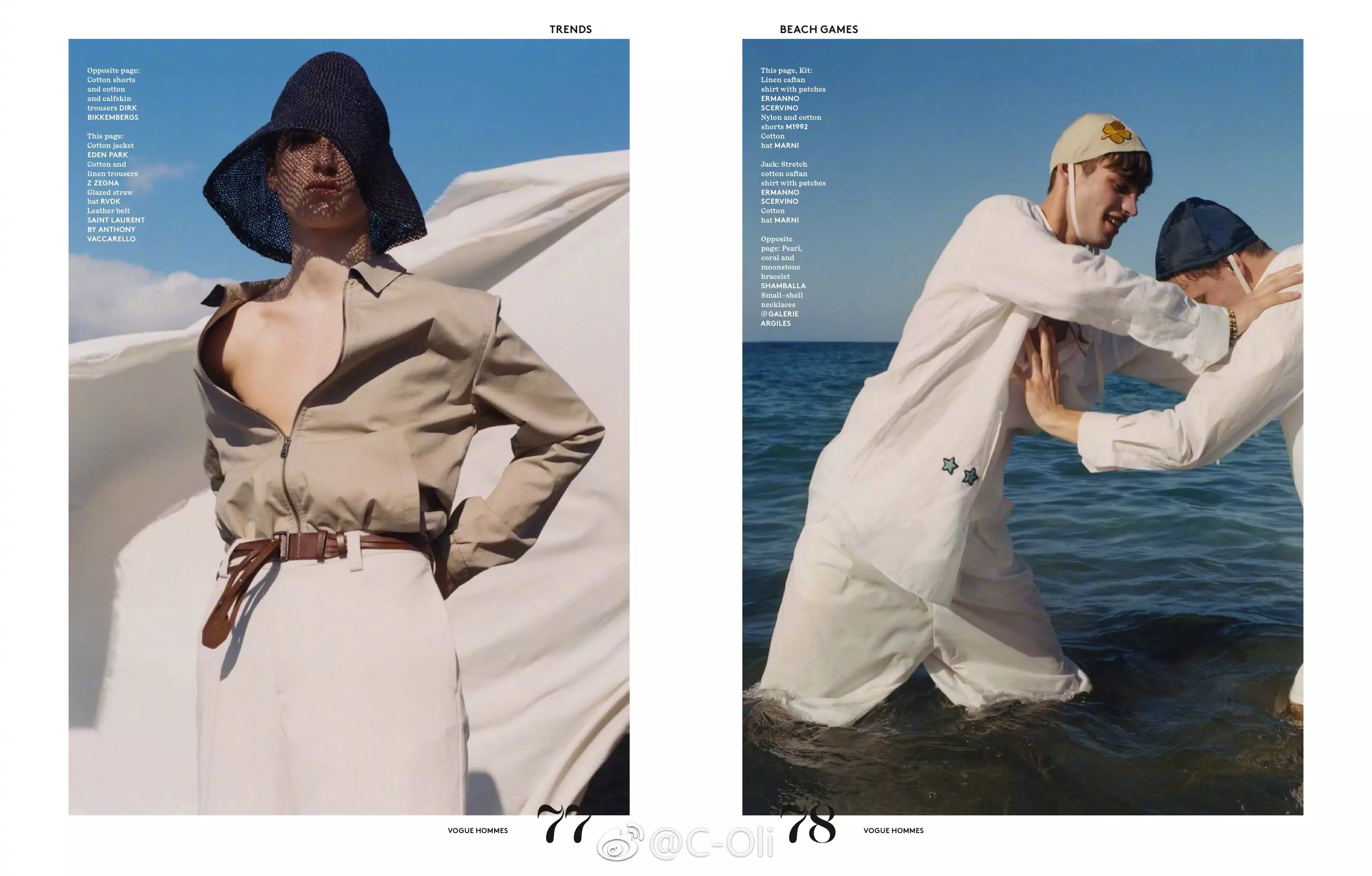 „Plážové hry“, ako ich môžete vidieť na Vogue Hommes S/S 2018 5529_7