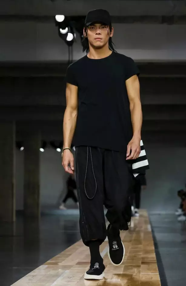 Y-3 મેન્સવેર સ્પ્રિંગ સમર 2018 PARIS23