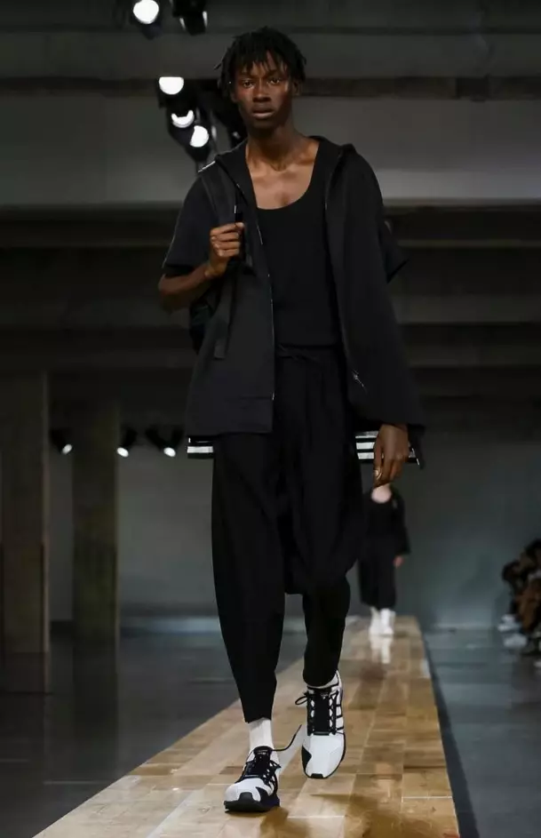 Y-3 MENSWEAR פרילינג זומער 2018 פּאַריז24