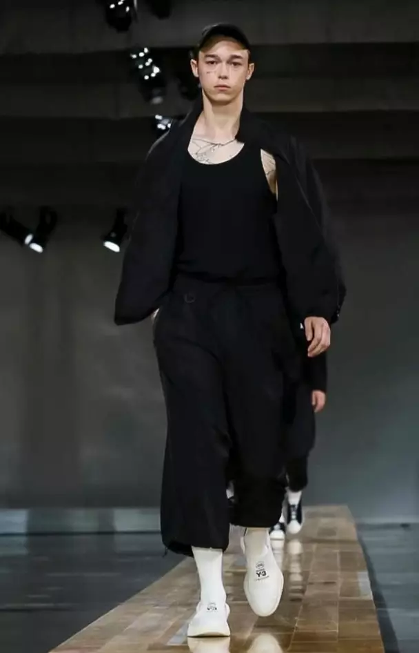 Y-3 મેન્સવેર સ્પ્રિંગ સમર 2018 PARIS25