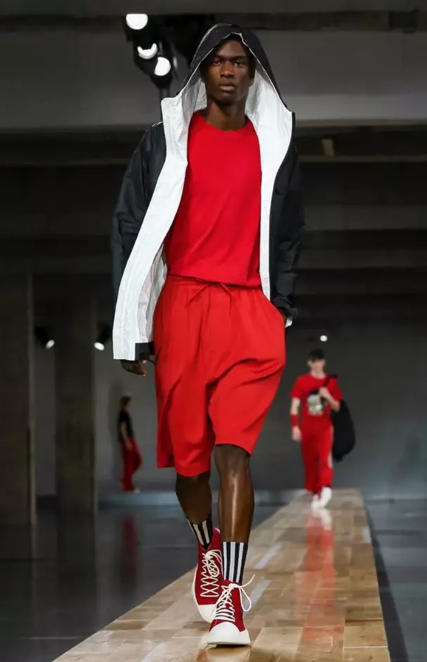 Y-3 MENSWEAR နွေဦးနွေရာသီ 2018 PARIS29