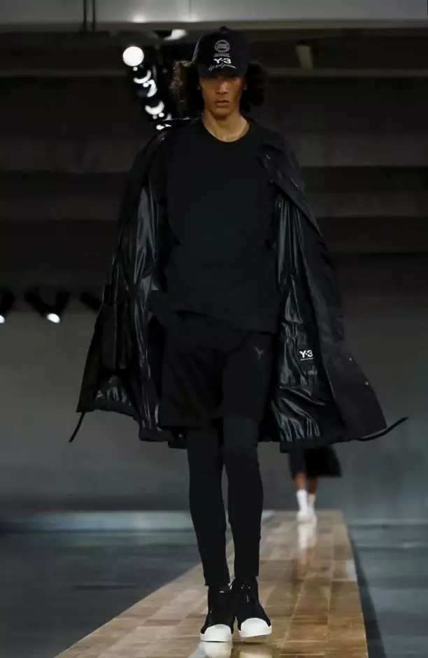 Y-3 મેન્સવેર સ્પ્રિંગ સમર 2018 PARIS30