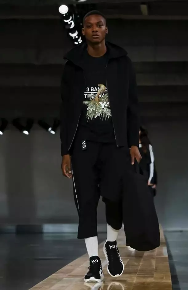 Y-3 MENSWEAR နွေဦးနွေရာသီ 2018 PARIS42