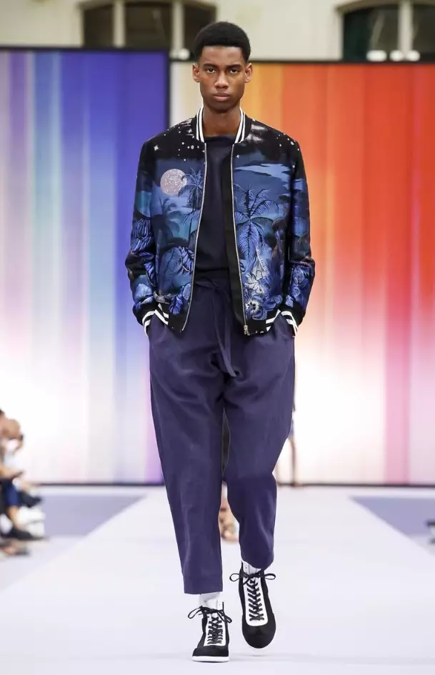 PAUL SMITH MENSWEAR orisun omi ooru 2018 PARIS37