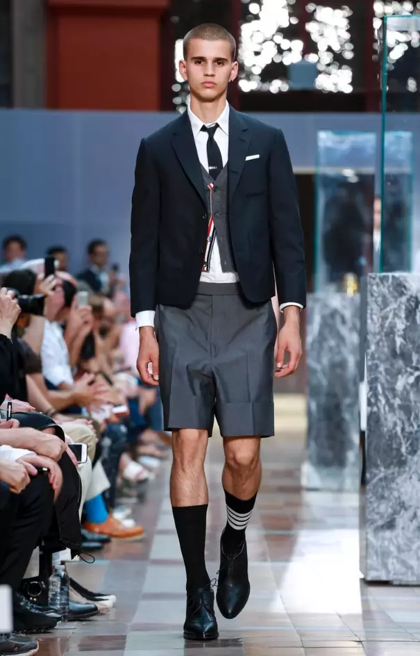 PÁNSKE OBLEČENIE THOM BROWNE JAR LETO 2018 PARÍŽ22