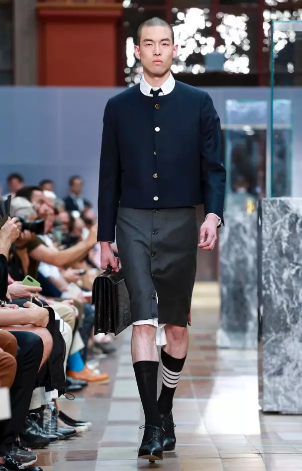 THOM BROWNE BĂRBAȚI PRIMAVARĂ 2018 PARIS27