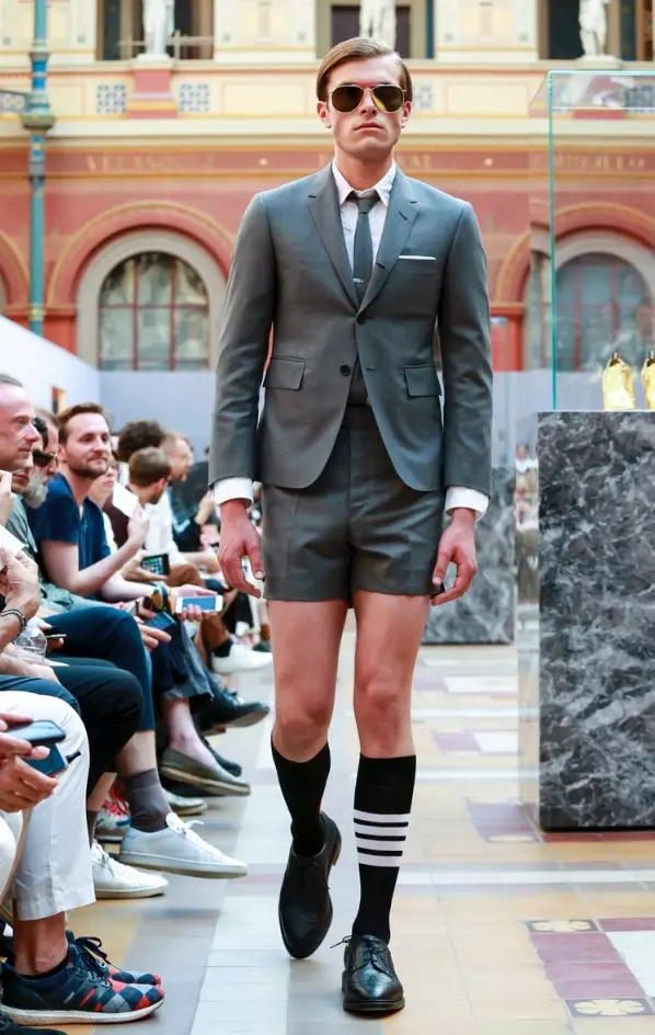 THOM BROWNE BĂRBAȚI PRIMAVARĂ 2018 PARIS29