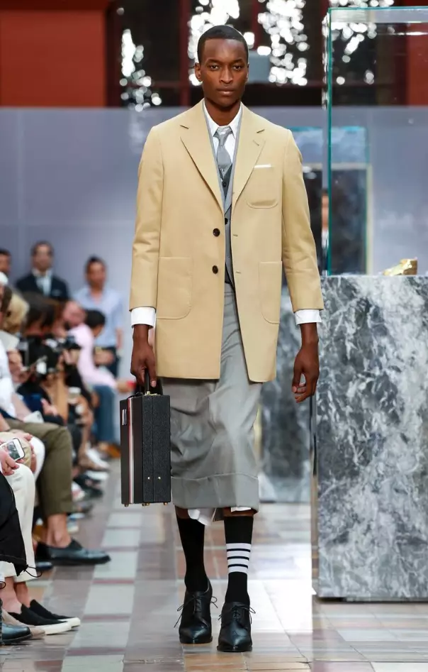 THOM BROWNE 2018KO UDABERRIA UDAKO GIZARTEKO JANTZIA PARIS30