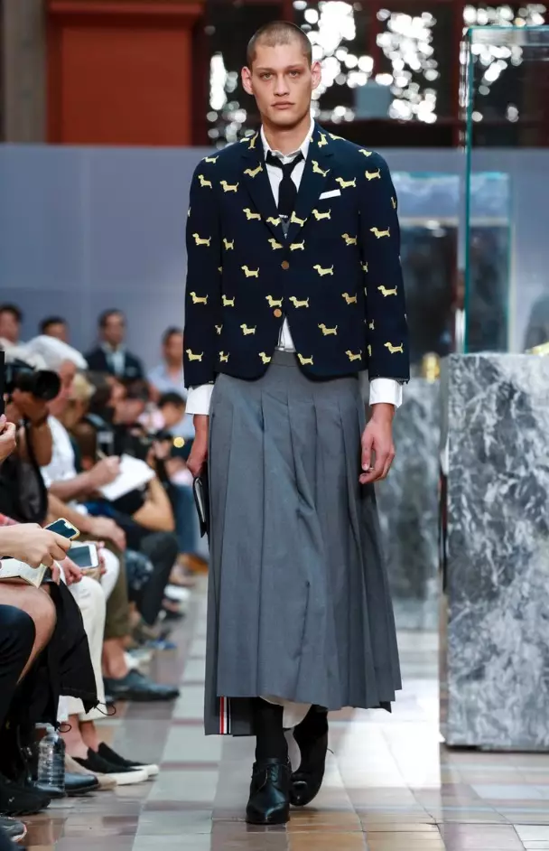 MOŠKA OBLAČA THOM BROWNE POMLAD POLETJE 2018 PARIZ33