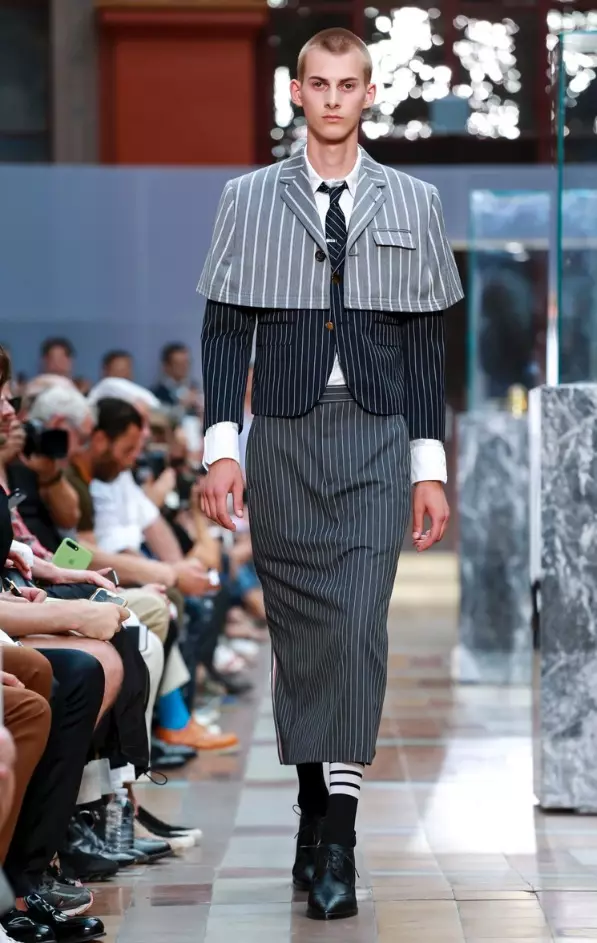 МЪЖКО ОБЛЕКЛО THOM BROWNE ПРОЛЕТ ЛЯТО 2018 ПАРИЖ38