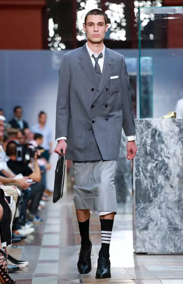 THOM BROWNE BĂRBAȚI PRIMAVARĂ 2018 PARIS4