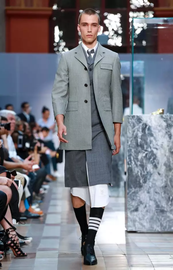 THOM BROWNE BĂRBAȚI PRIMAVARĂ 2018 PARIS44