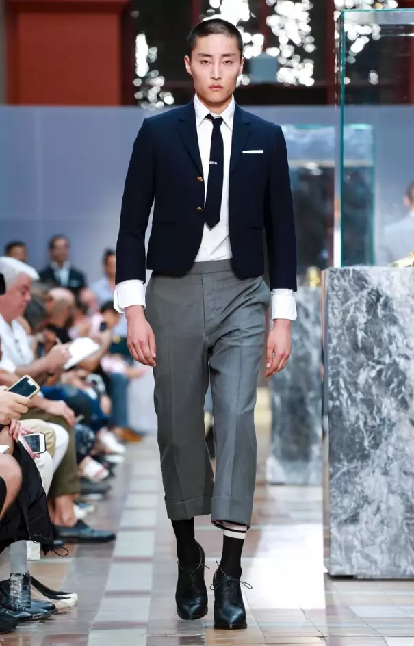 THOM BROWNE KİŞİ Geyimi YAZ YAY 2018 PARİS47