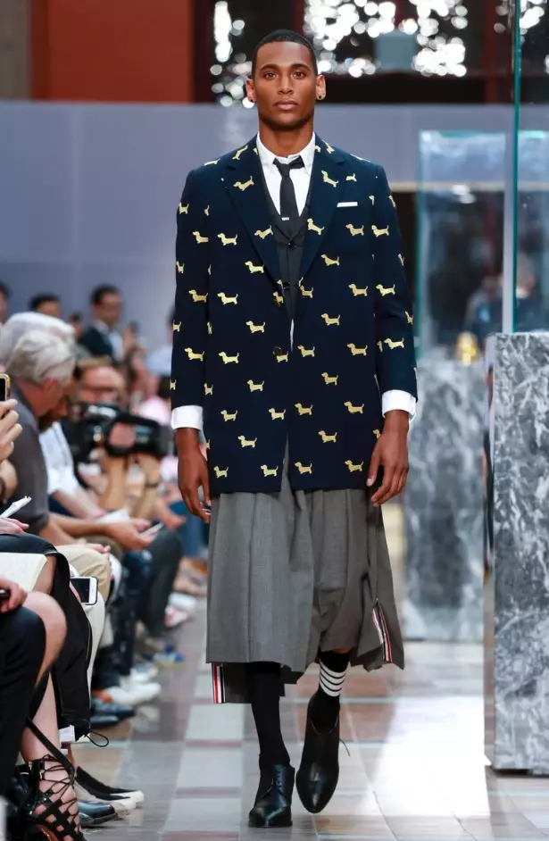 THOM BROWNE MENSWEAR orisun omi ooru 2018 PARIS5