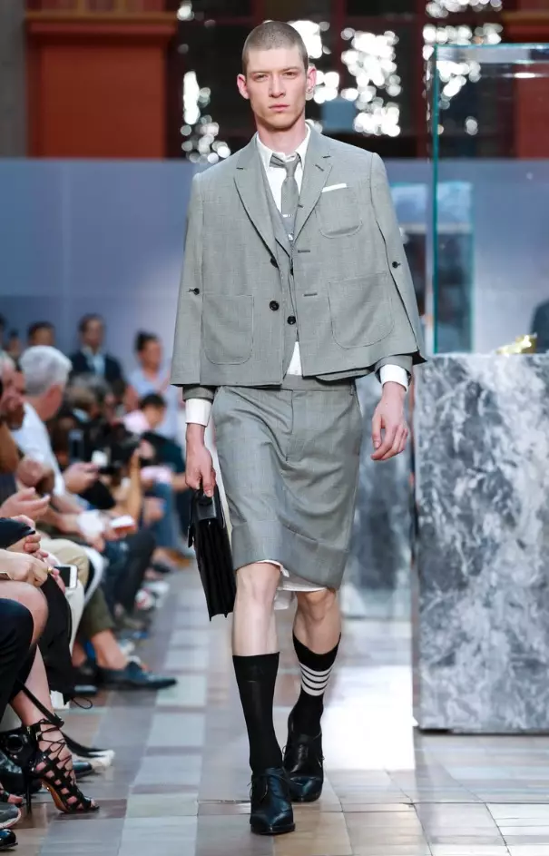 ملابس THOM BROWNE MENSWEAR ربيع وصيف 2018 باريس 7