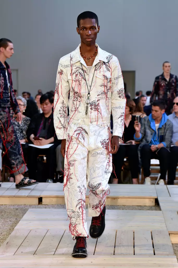 Alexander McQueen Mans Lente 2018