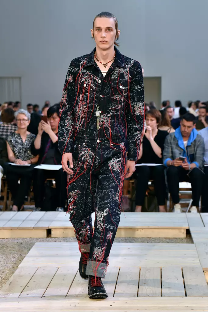 Alexander McQueen Nam mùa xuân 2018