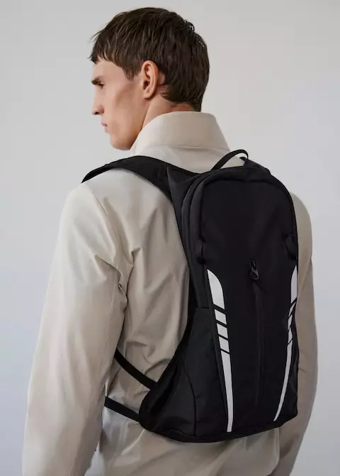 Teknikal na tela ng sports backpack