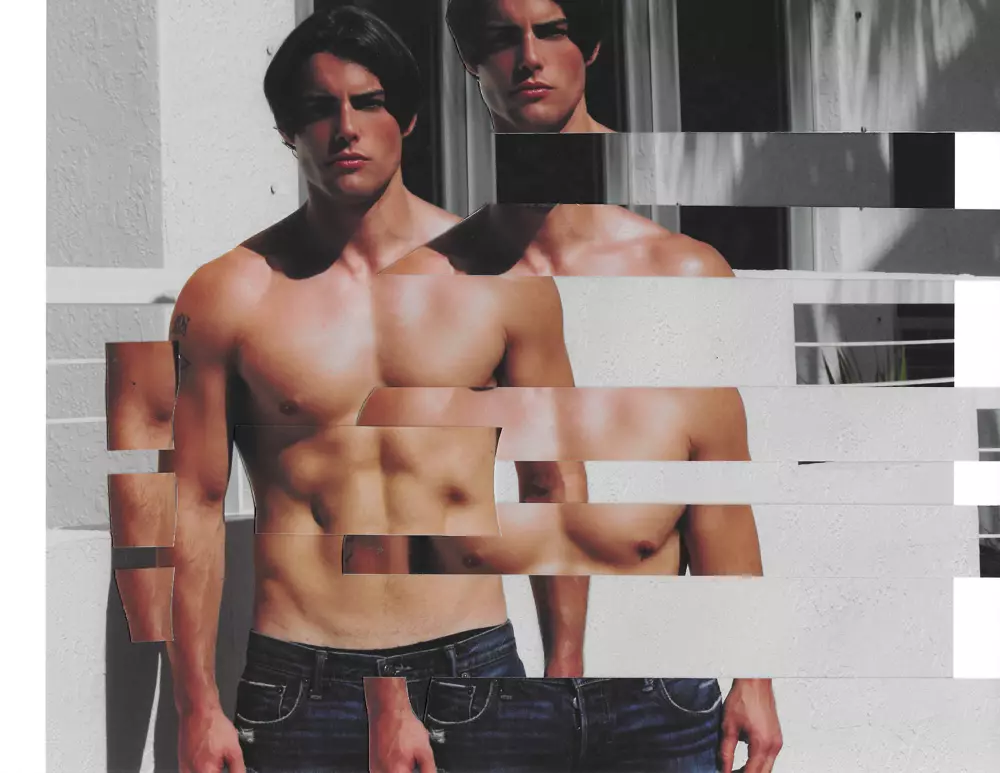 Eksklusibo para sa Fashionably Male aduna kitay nindot kaayong artwork collage ni ByMaxwell usa ka Mixed Media Artist nga si Maxwell N. Burnstein uban sa makabungog nga photographer nga nakabase sa Miami nga si Rubén de Peña.