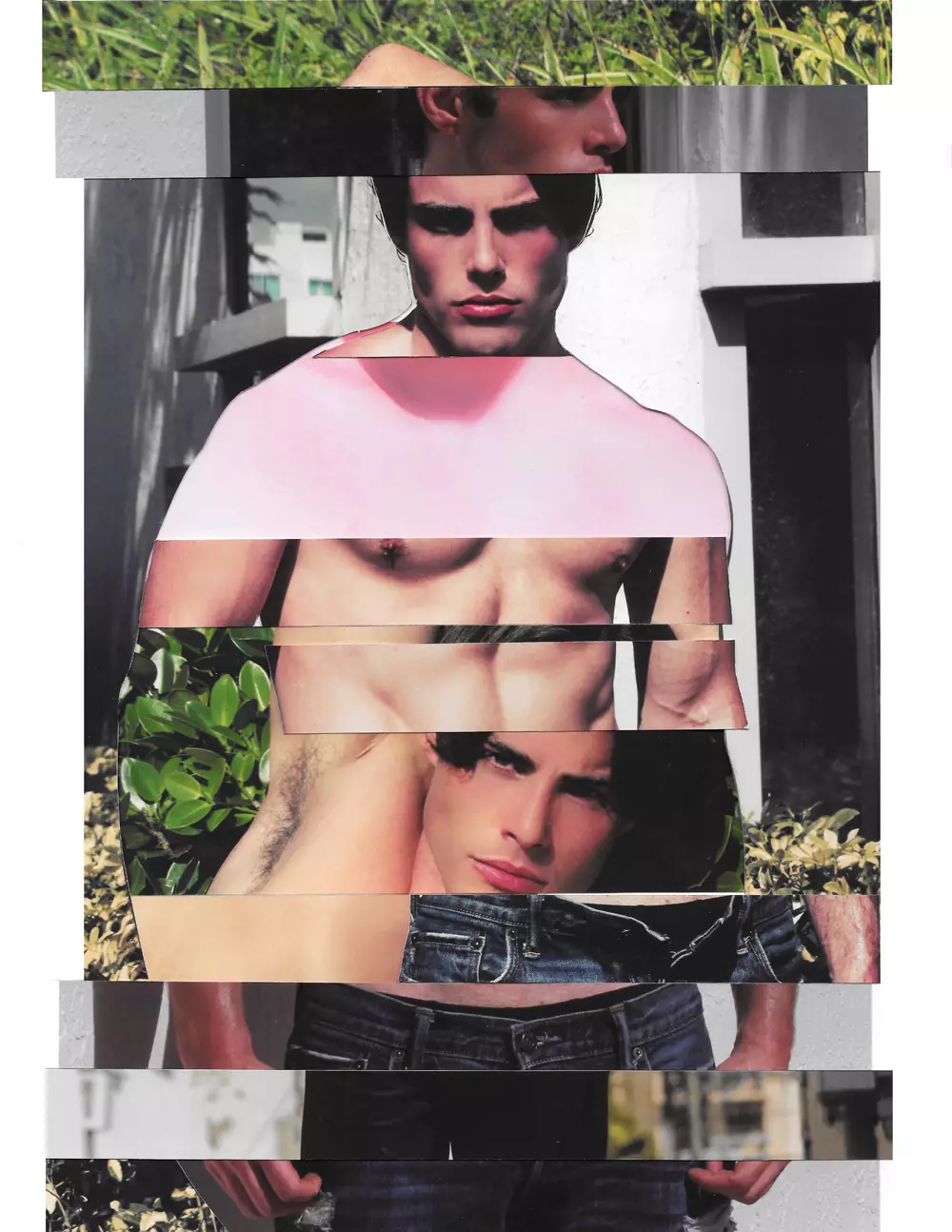 En exclusivité pour Fashionably Male, nous avons le très beau collage d'œuvres d'art de ByMaxwell, un artiste de médias mixtes Maxwell N. Burnstein avec le superbe photographe basé à Miami Rubén de Peña.