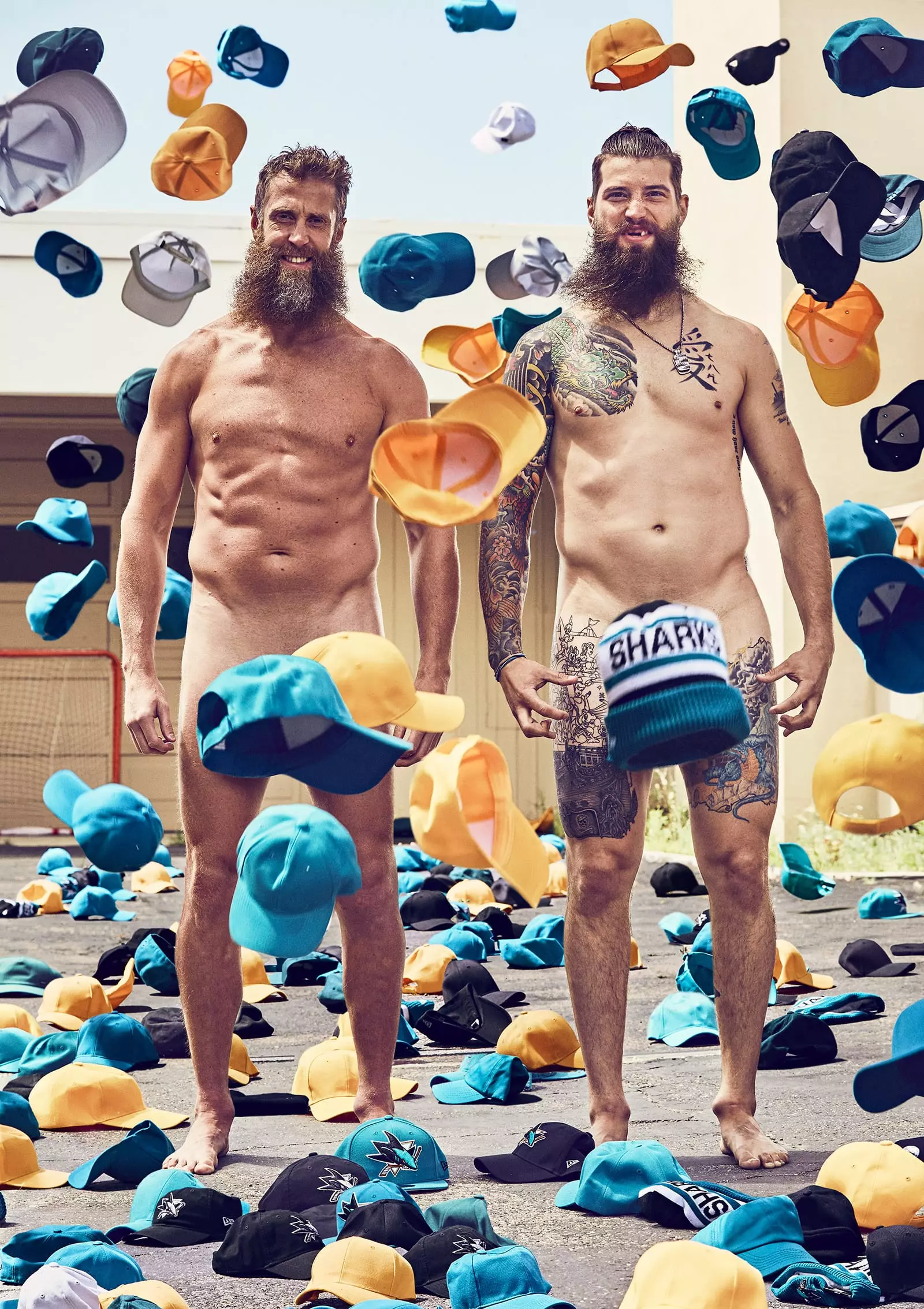 Brent Burns e Joe Thornton-7