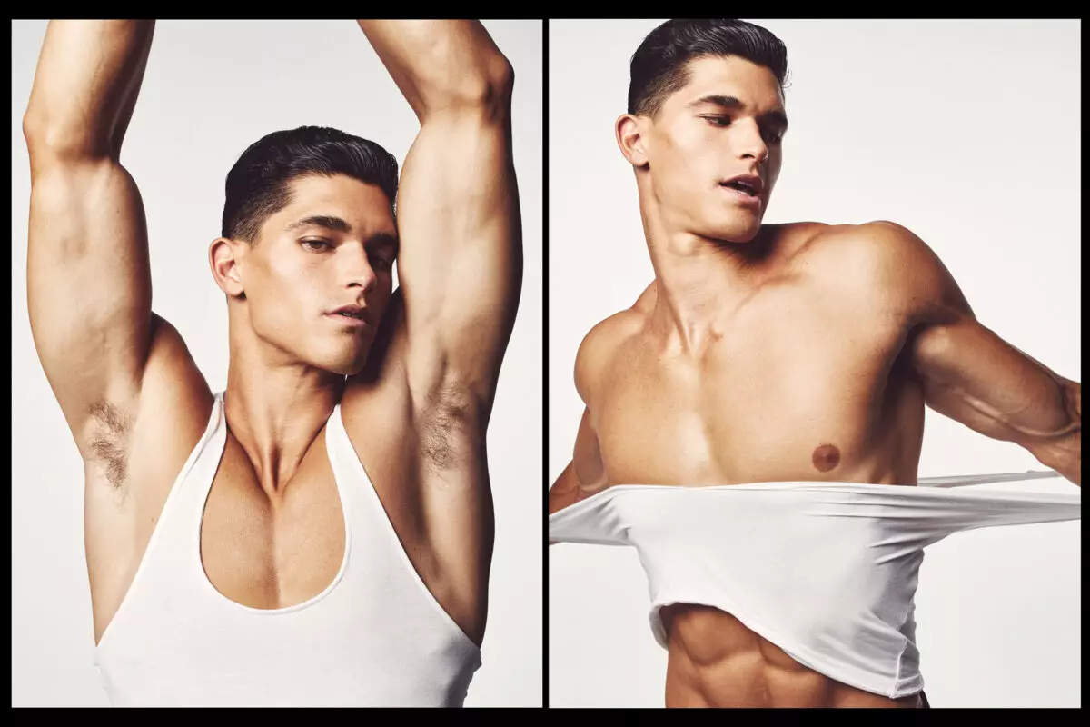 Top Model Trevor Signorino de Brendan Wixted para IRIS Covet Book