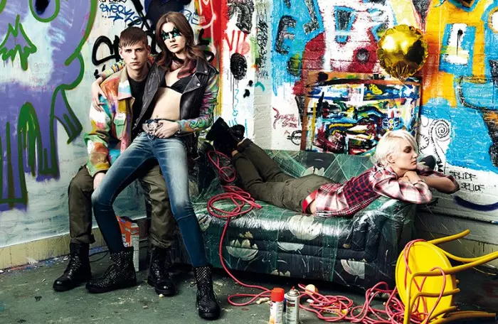 Gabriel Marques, Simon James, Joseph Dolce, Tony, Ashley, Bre by Danielle Levitt, ແຕ່ງໂດຍ Diesel's Nicola Formichetti