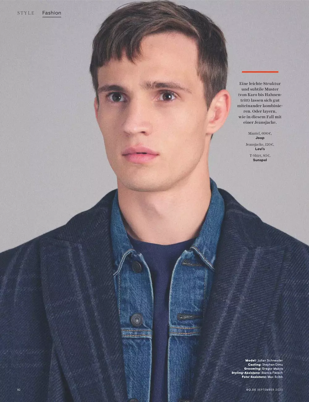 Modelo Julian Schneyder para GQ Germany, setembro de 2020 Editorial 57080_14