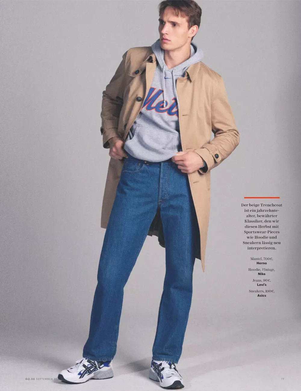 Model Julian Schneyder kanggo GQ Jerman September 2020 Editorial 57080_6