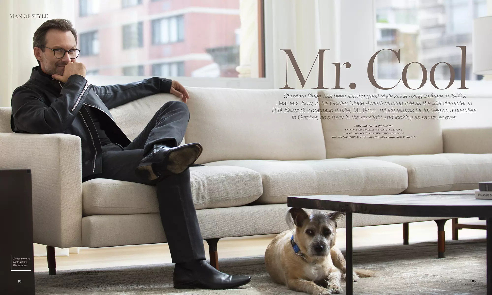 Christian Slater oleh Karl Simone untuk Haute Living Magazine1