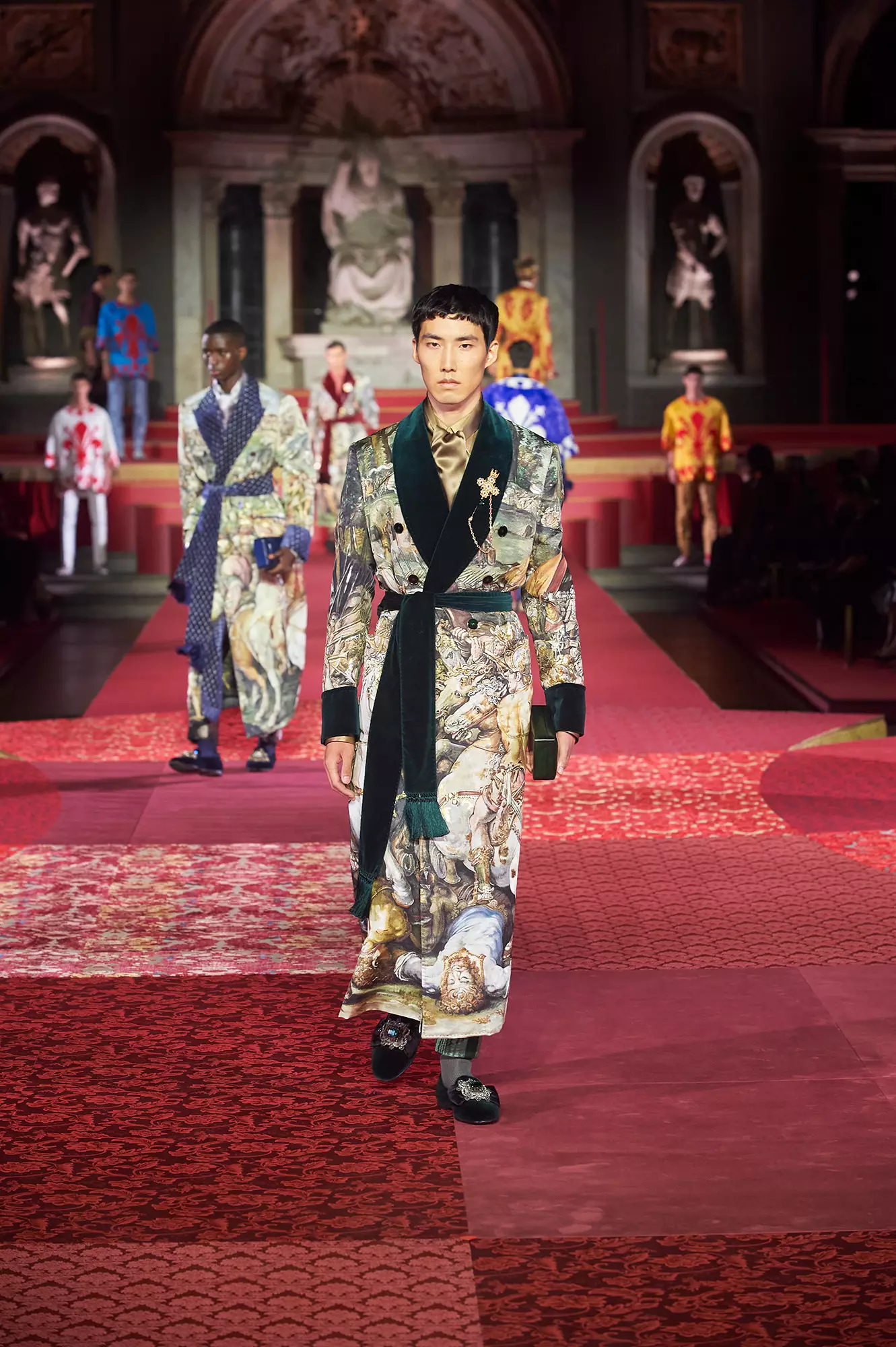 Dolce & Gabbana Alta Sartoria Menswear Show tại Palazzo Vecchio 57587_7