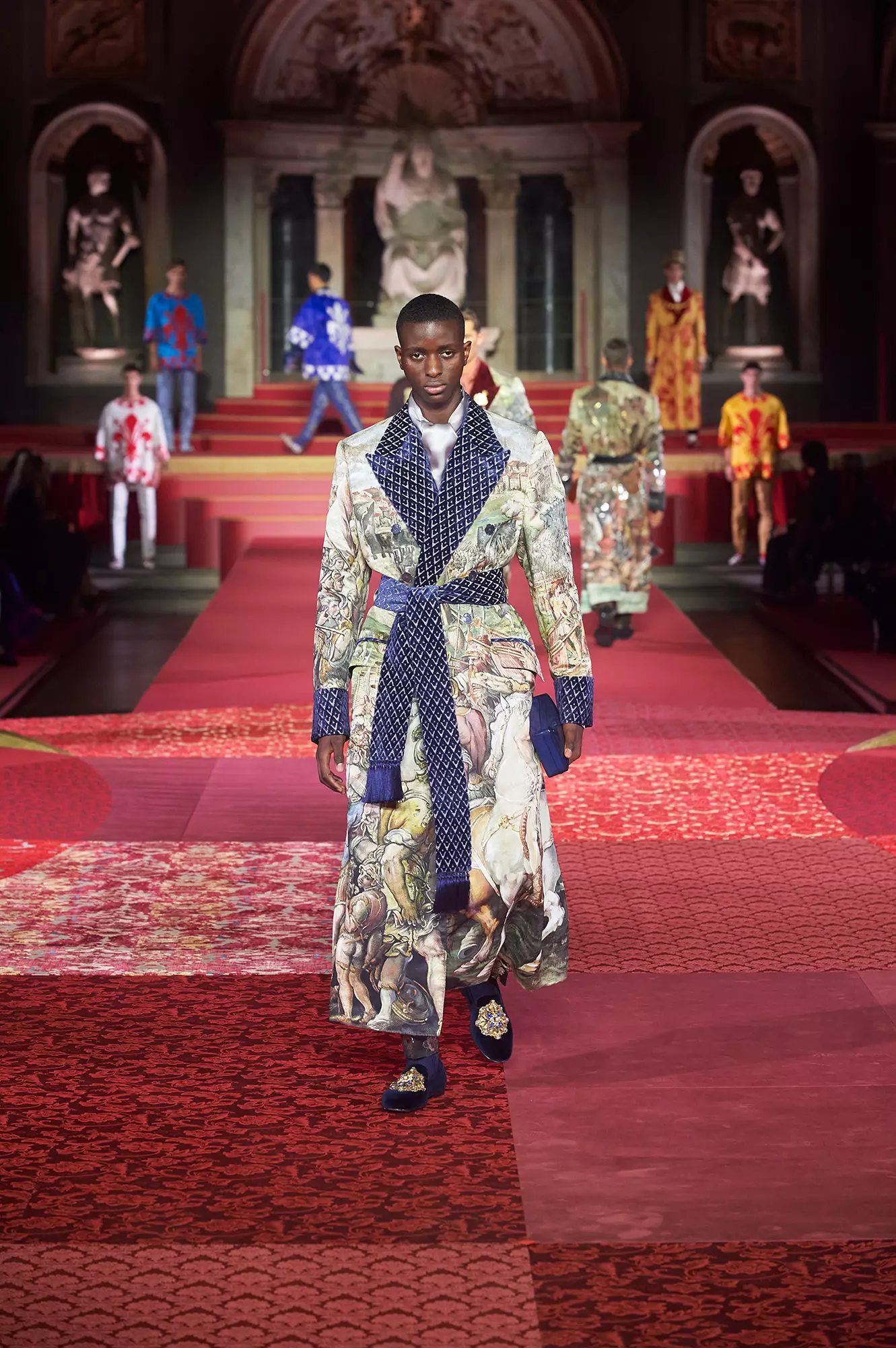 Dolce&Gabbana Alta Sartoria Menswear Show ĉe Palazzo Vecchio 57587_8