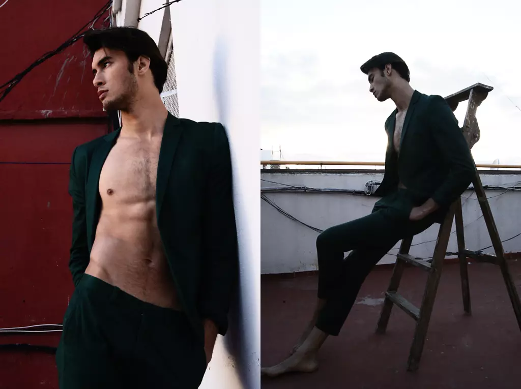 Omar é um modelo incrível nascido em Cuba que está emprestando no mercado europeu, ele é um modelo especial com um corpo perfeito e atuação incrível. Na sua última viagem a Valência foi fotografada por Miguel Zaragoza, um dos melhores fotógrafos espanhóis emergentes que sabe desenhar a essência da masculinidade. Omar mostra seus melhores perfis diante de uma paisagem industrial explorando a intimidade e a poesia.