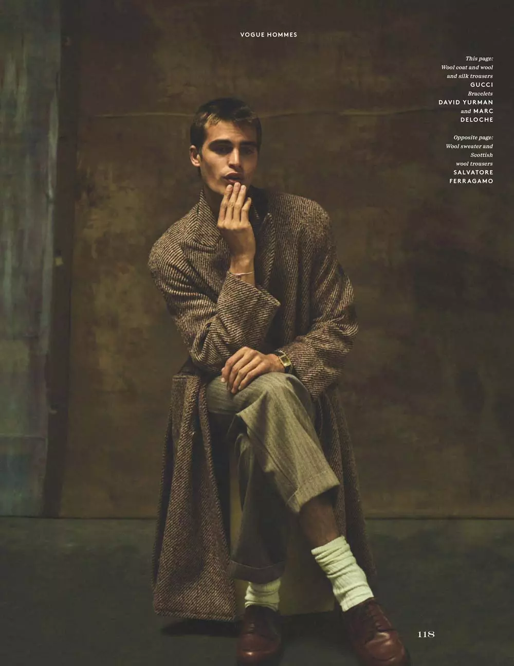 Parker van Noord untuk Editorial Vogue Hommes A/W 20