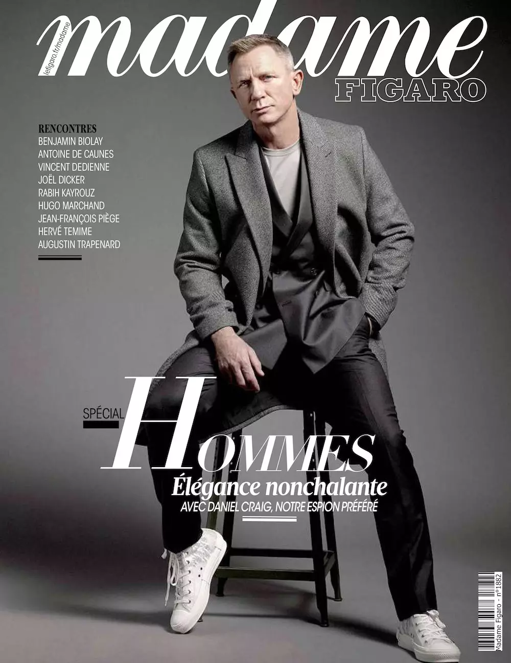 Schauspieler Daniel Craig für Madame Figaro Men's Special September 2020