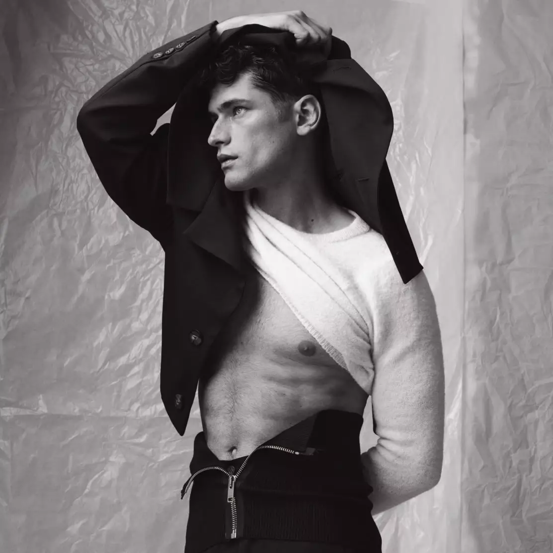 Model Top Sean O'Pry pikeun Gaya Lalaki Majalah WSJ Husus Séptémber 2020