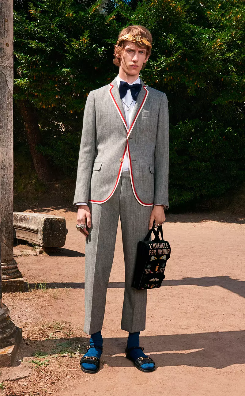 GUCCI RESORT 2018 VĪRIEŠU APĢĒRBI1