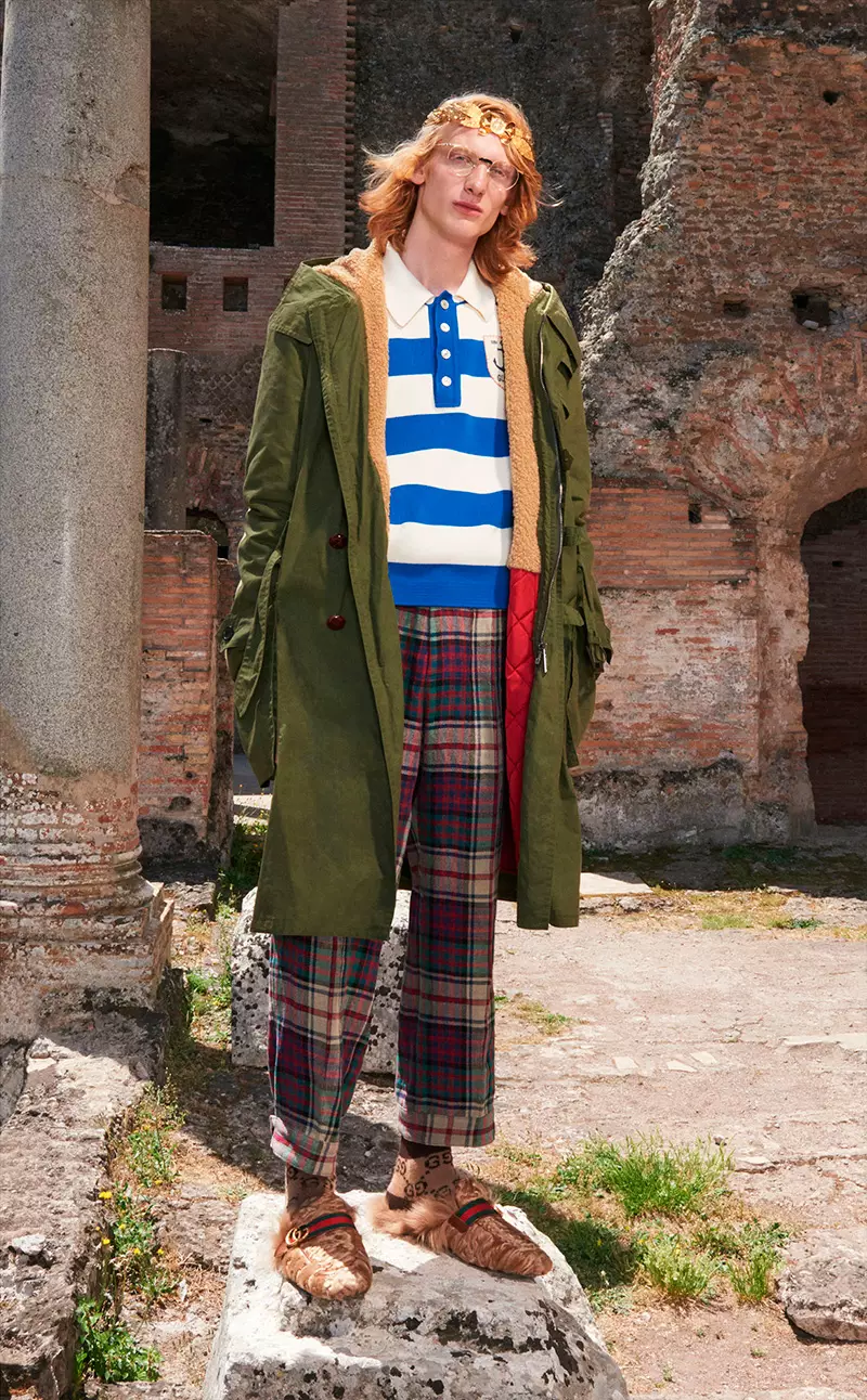 GUCCI RESORT 2018 VĪRIEŠU APĢĒRBI12