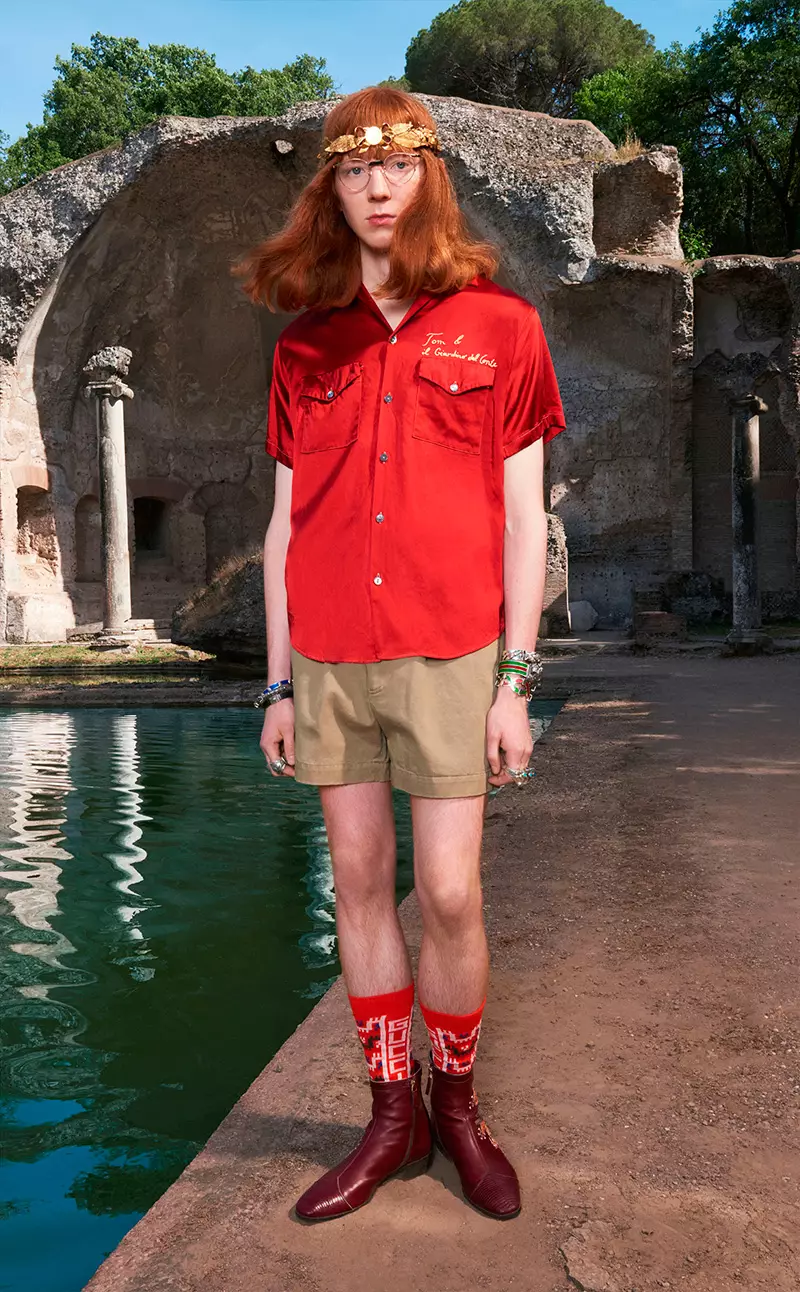 GUCCI RESORT 2018 VĪRIEŠU APĢĒRBS90