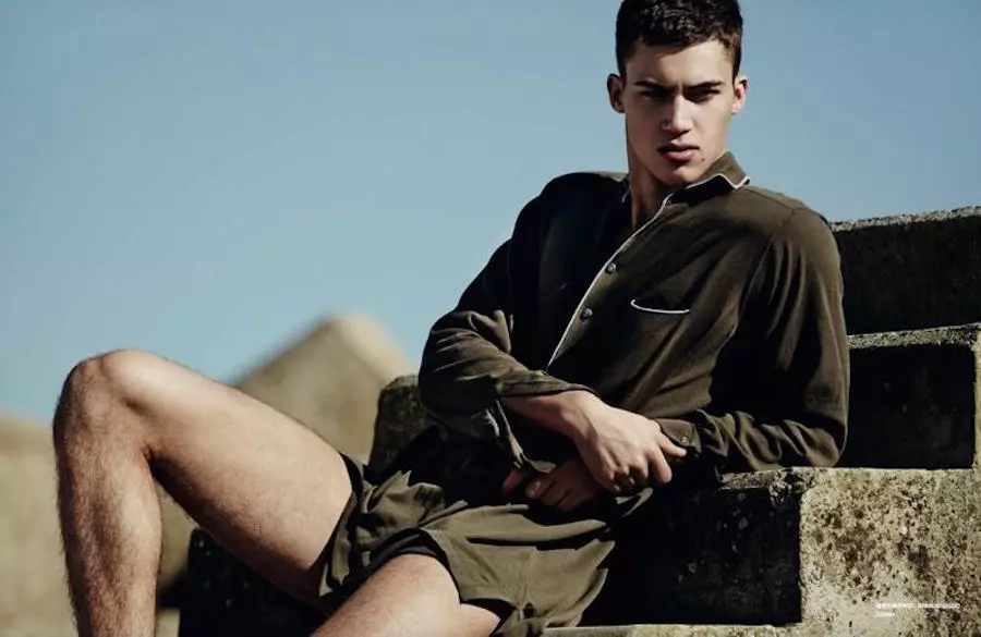 Numéro Homme China S/S 2015 ਲਈ ਚੋਟੀ ਦਾ ਮਾਡਲ ਅਲੇਸੀਓ ਪੋਜ਼ੀ