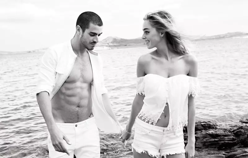 Gui Fedrizzi is het nieuwe beeld van Guess SS 2016 nieuwe campagne. Het model is gefotografeerd door Kayt Jones op het eiland Mykonos.