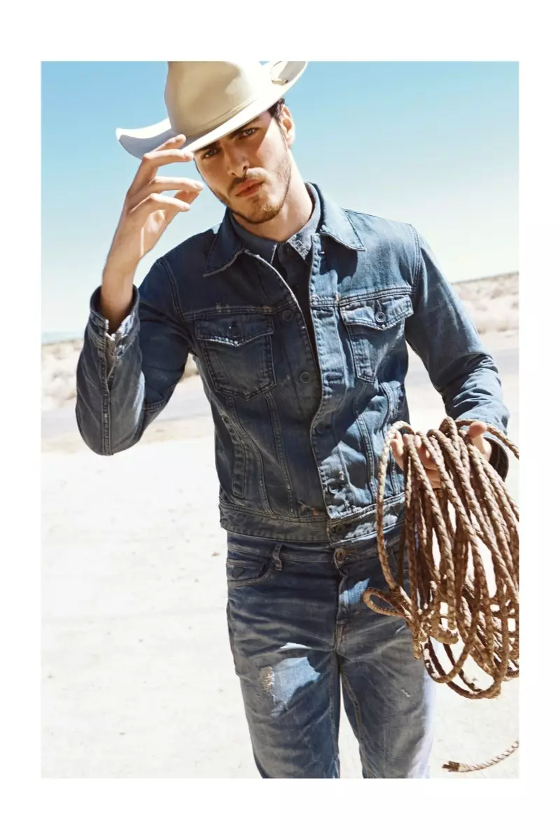 Gui Fedrizzi ist das neue Image der neuen Kampagne von Guess SS 2016