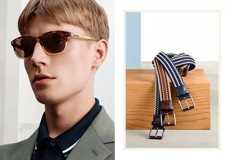 Touche pafè a nan klas nan yon anviwònman enfòmèl. Pran yon gade nan Katalòg S/S 2015 soti nan Ermenegildo Zegna.