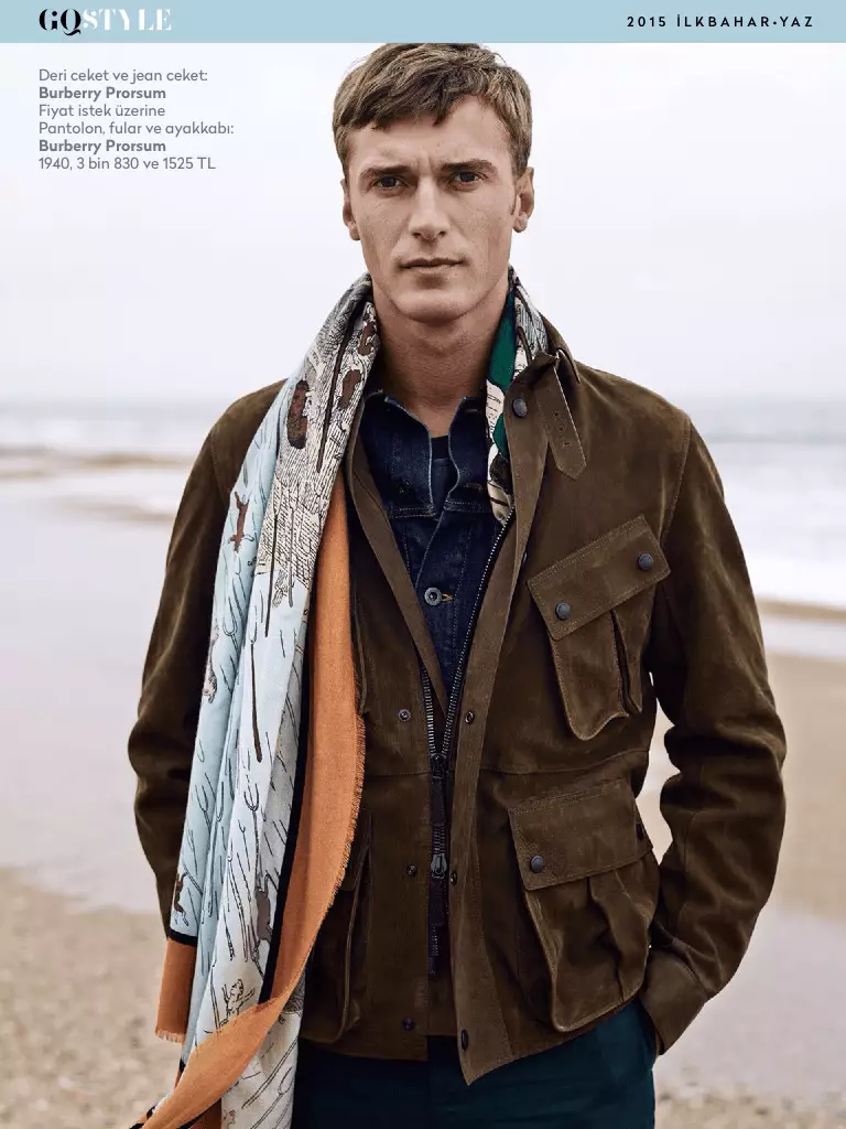 GQ Style Turkey SS15 גיט די פראנצויזיש שפּיץ מאָדעל Clément Chabernaud פון Umit Savaci סטיילד אין קלאַסיש לוקסוס קליידער אויס פון די ים דרייען. שטענדיק געבן די בעסטער פון אים אין יעדער אַרבעט וואָס מיר פּאָסטן.